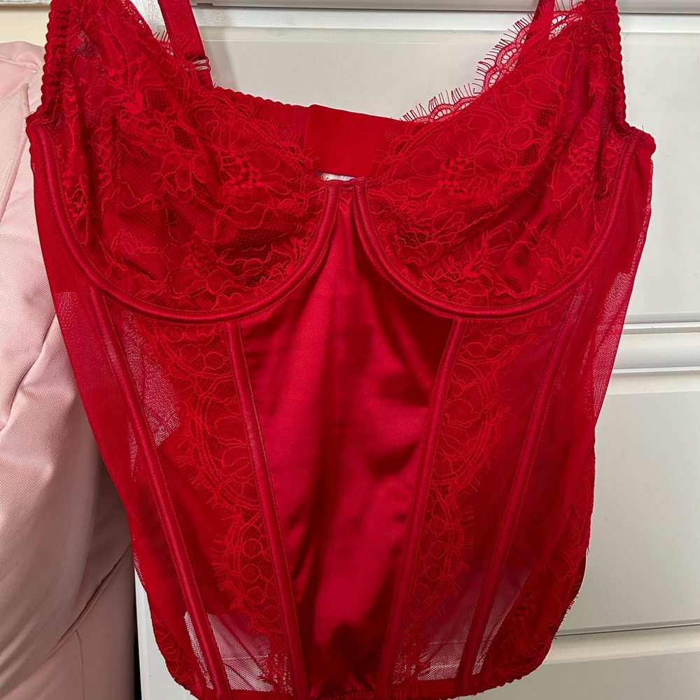 Victorias Secret Corset Red